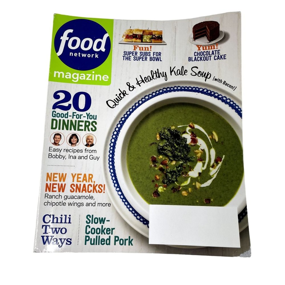 Food Network Magazine Jan Feb 2015 Vol 8 No 1 u Cooking Tips Good For You Dinner